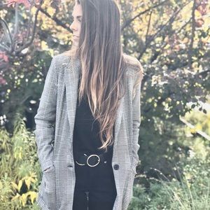Checkered Blazer